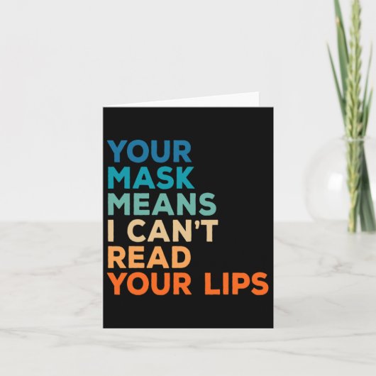 Bewustmakingscitaten ASL Gebarentaal Gehoor Vermin Kaart (Voorkant)