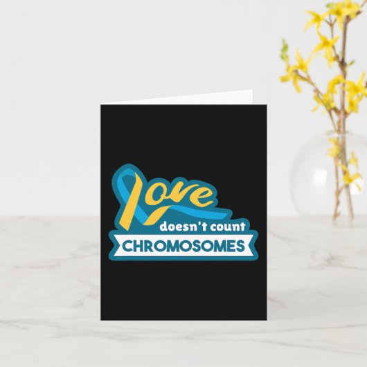 Bewustmakingsdag van het chromosoomworld-down-synd kaart (Gele Bloem)