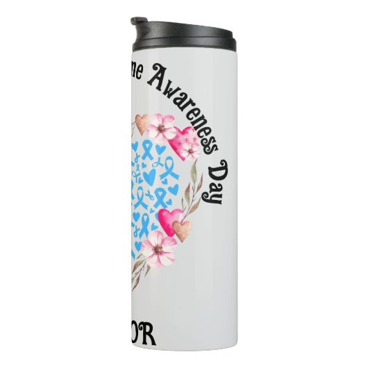 Bewustmakingsdag van het syndroom van Ehlers-Danlo Thermosbeker (Geroteerd rechts)