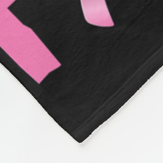 Bewustmakingshandschoenen tegen borstkanker Verbod Fleece Deken (Hoek)