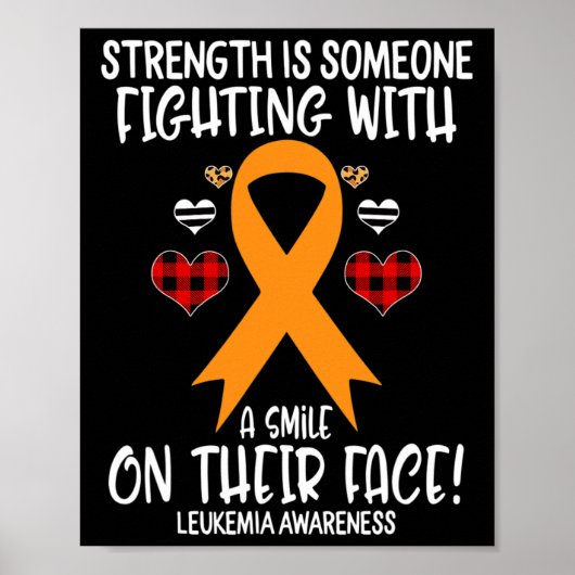 Bewustmakingskracht is vechten met een glimlach poster (Voorkant)