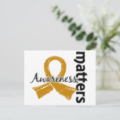 Bewustmakingskwesties 7 Aanhangselkanker Briefkaart (Staand voorkant)