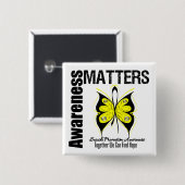 Bewustmakingskwesties Zelfmoordpreventie Vierkante Button 5,1 Cm (Voorkant /achterkant)