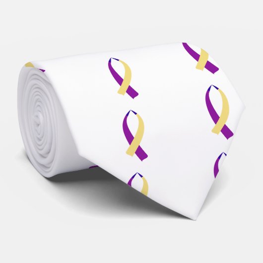 Bewustmakingslint (bladerkanker) stropdas (Opgerold)