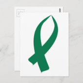 Bewustmakingslint (groen) briefkaart (Voorkant / Achterkant)