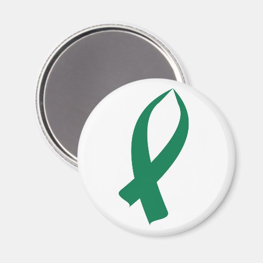 Bewustmakingslint (groen) magneet (Voorkant / Achterkant)