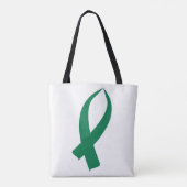 Bewustmakingslint (groen) tote bag (Achterkant)