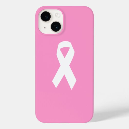 Bewustmakingslint op roze Case-Mate iPhone case (Achterkant)