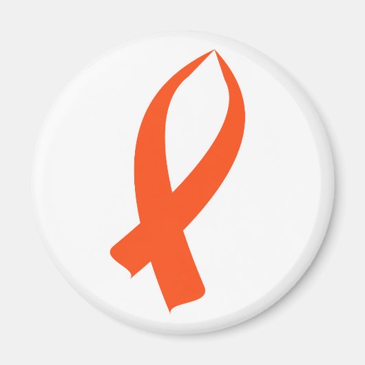 Bewustmakingslint (Oranje) Magneet (Voorkant)