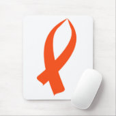 Bewustmakingslint (Oranje) Muismat (Met muis)