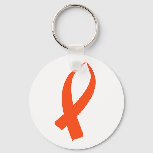 Bewustmakingslint (Oranje) Sleutelhanger (Voorkant)