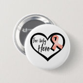 Bewustmakingslint voor mijn helling ronde button 5,7 cm (Voorkant /achterkant)