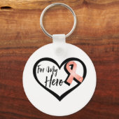 Bewustmakingslint voor mijn helling sleutelhanger (Voorkant)