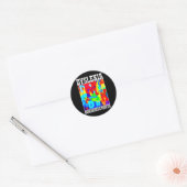 Bewustmakingsmaand 6 ronde sticker (Envelop)