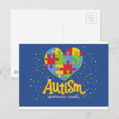 bewustmakingsmaand autisme briefkaart (Voorkant / Achterkant)