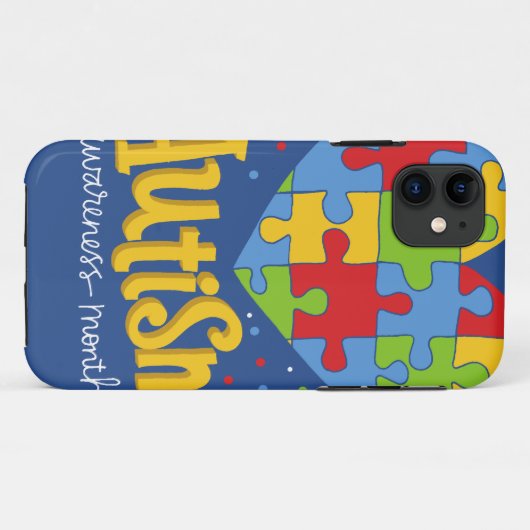 bewustmakingsmaand autisme Case-Mate iPhone case (Achterkant (horizontaal))