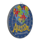 bewustmakingsmaand autisme dartbord (Voorkant Links)