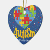 bewustmakingsmaand autisme keramisch ornament (Links)