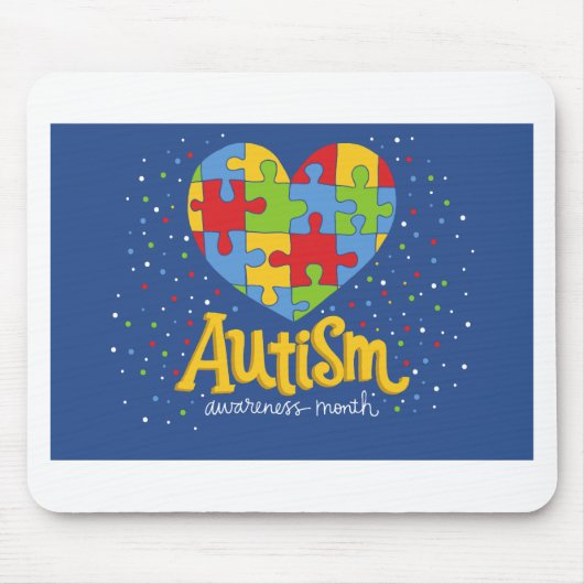 bewustmakingsmaand autisme muismat (Voorkant)
