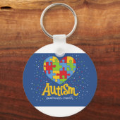 bewustmakingsmaand autisme sleutelhanger (Voorkant)