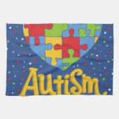 bewustmakingsmaand autisme theedoek (Horizontaal)