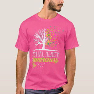 Bewustmakingsmaand geestelijke gezondheid positiev t-shirt