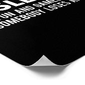 Bewustmakingsmaand Grappige Dyslectische Quote War Poster (Hoek)