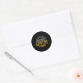 Bewustmakingsmaand Ik ben doof, spreek alsjeblieft Ronde Sticker (Envelop)