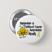 Bewustmakingsmaand kinderkanker 1.3 ronde button 5,7 cm (Voorkant /achterkant)