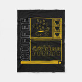 Bewustmakingsmaand Koffie Vraag Liefhebber Trendy  Fleece Deken (Voorkant)