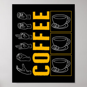 Bewustmakingsmaand Koffie Vraag Liefhebber Trendy  Poster