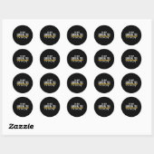 Bewustmakingsmaand Love Deaf Community Hearing Hum Ronde Sticker (Vel)