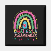 Bewustmakingsmaand Rainbow Boho Schattigee Graphic Magneet (Voorkant)