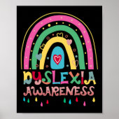 Bewustmakingsmaand Rainbow Boho Schattigee Graphic Poster (Voorkant)