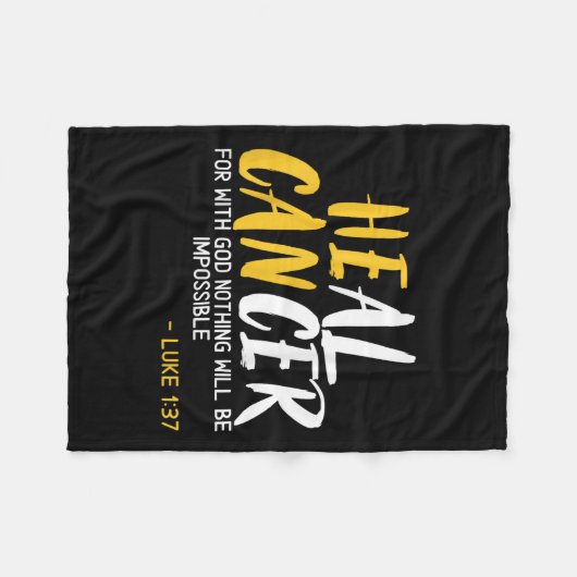 Bewustmakingsmaand voor ernstige kanker Kinderkank Fleece Deken (Voorkant (Horizontaal))