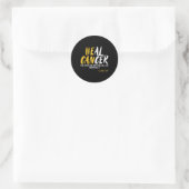 Bewustmakingsmaand voor ernstige kanker Kinderkank Ronde Sticker (Tas)