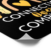 Bewustmakingsmaand voor verbinding over ondersteun poster (Hoek)