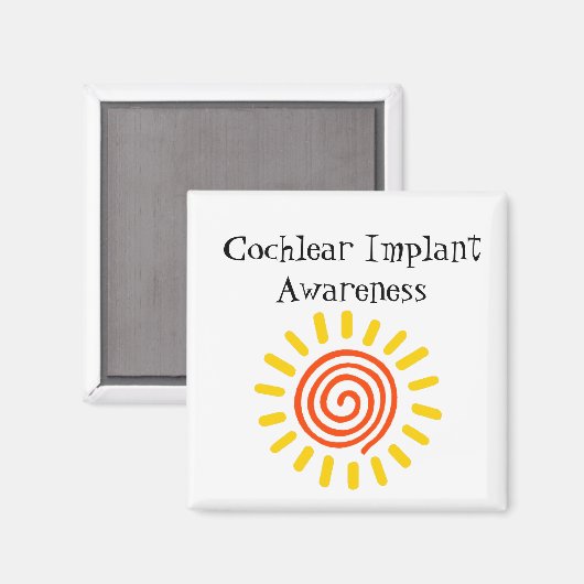 Bewustmakingsmagneet voor cochleair implantaat magneet (Voorkant / Achterkant)