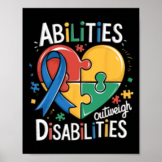 Bewustmakingsmogelijkheden voor autisme wegen niet poster (Voorkant)
