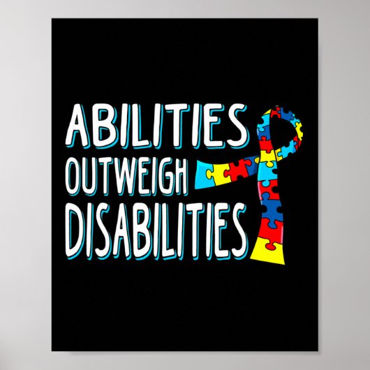Bewustmakingsmogelijkheden voor autisme zwaarder w poster (Voorkant)