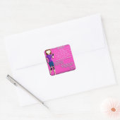 Bewustmakingspagina voor het syndroom van Ehlers D Vierkante Sticker (Envelop)