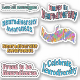 Bewustmakingspakket voor neurodiversiteit sticker