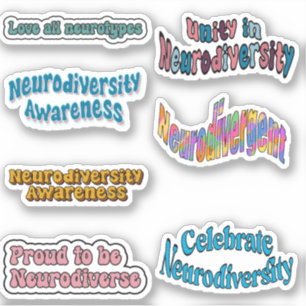 Bewustmakingspakket voor neurodiversiteit sticker