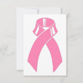 Bewustmakingsprogramma voor roze koolstofborst kaart (Voorkant)