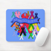 Bewustmakingsrisico's voor de universele gezondhei muismat (Met muis)