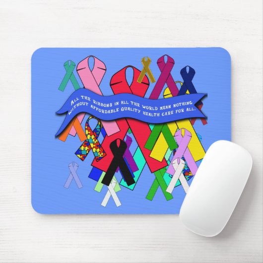 Bewustmakingsrisico's voor de universele gezondhei muismat (Met muis)