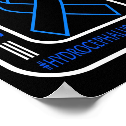 Bewustmakingsshunt Happens Blue Ribbon Neurosurge Poster (Hoek)