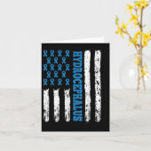 Bewustmakingsshunt Happens Hydrocephalus Warrior 1 Kaart (Gele Bloem)