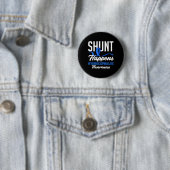 Bewustmakingsshunt Happens Hydrocephalus Warrior 2 Ronde Button 5,7 Cm (In situ)