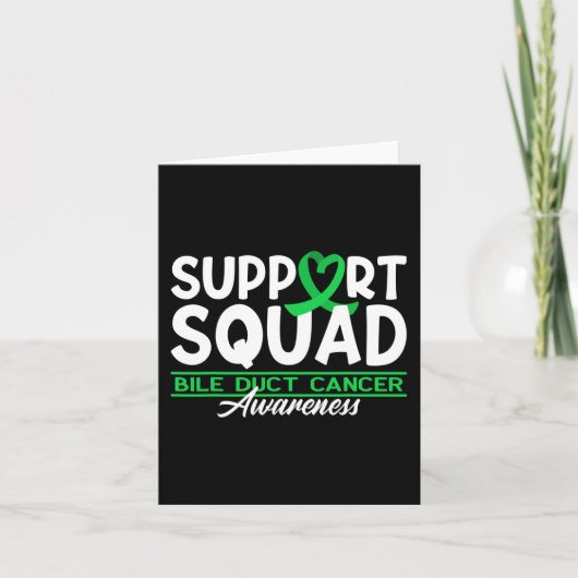 Bewustmakingssquad cholangiocarcinoom galwegkanker kaart (Voorkant)